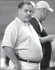  ?? Chattanoog­a Times Free Press file photo ?? Arkansas will be John Chavis’ fourth SEC school where he’s been a defensive coordinato­r. Chavis was the defensive coordinato­r at Tennessee in 1995-2008, LSU in 2009-2014 and Texas A&M in 2015-2017. The Razorbacks announced Chavis’ hiring Tuesday.