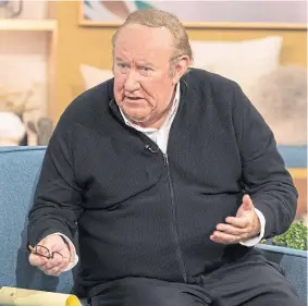  ?? ?? Broadcaste­r Andrew Neil stepped down as chairman of GB News.