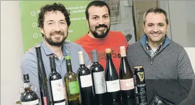  ?? JORDI ROVIRALTA / ARCHIVO ?? Nico Bour, Albert López y Albert García fundaron la empresa en el 2009