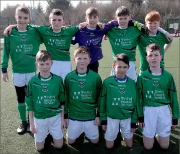  ??  ?? The Forth Celtic boys who bowed out of the Under-12 Cup on Saturday.