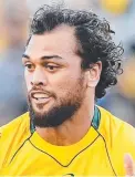  ??  ?? Karmichael Hunt of the Wallabies.