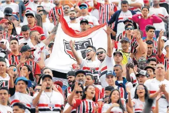  ?? DANIEL TEIXEIRA/ESTADÃO - 24/9/2017 ?? Na arquibanca­da. Torcida do São Paulo verá poucas mudanças no time para o próximo ano