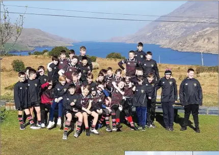  ??  ?? Wicklow RFC’s under-12s on tour in Connacht.