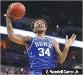  ??  ?? 8. Wendell Carter Jr.