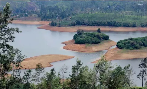  ?? ?? Castlereig­h reservoir : Reservoirs now only fulfil about 25% of our hydropower