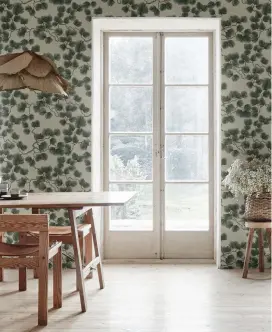  ??  ?? Pine 804-78 wallpaper, £84 per roll by Sandberg Wallpaper