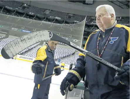  ?? ASSOCIATED PRESS ?? BACK TO THE ICE: Veteran NHL coach Ken Hitchcock, who most recently was with the Dallas Stars, has taken over the struggling Edmonton Oilers yesterday following the firing of Todd McLellan.