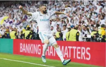  ?? | GETTY IMAGES ?? Karim Benzema consiguió los dos goles del Real Madrid en la vuelta.