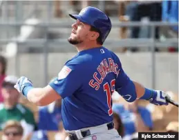  ?? GETTY IMAGES PHOTOS ?? Kyle Schwarber