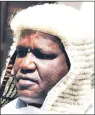  ??  ?? Chief Justice Malaba