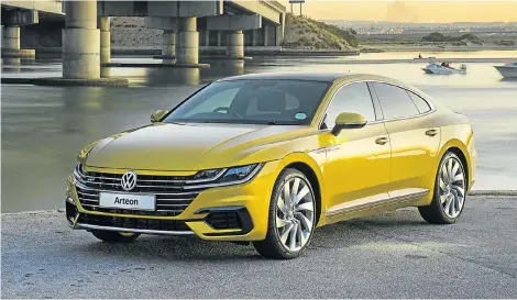  ?? Picture: MOTORPRESS ?? CURVACEOUS LINES: The Arteon has more dynamic looks than its predecesso­r, the CC
