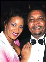  ??  ?? Minister Mzembi with wife Barbra