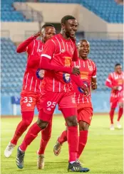  ?? ?? NAMIBIAN SENSATION ... Kennedy Amutenya is in fine form and scoring goals at Gaborone United - PIC- Gaborone United