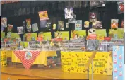  ??  ?? The school book store, held on the auditorium/cafeteria stage, during St. Mary’s Bryantown Catholic School’s open house Tuesday.