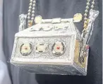  ??  ?? A copy of the Monymusk Reliquary. It is hoped the original could return to Arbroath.