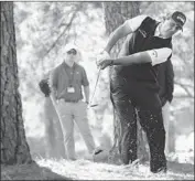  ??  ?? THINGS NEVER went well for Phil Mickelson on Friday. His 79 tied his worst round at the Masters.