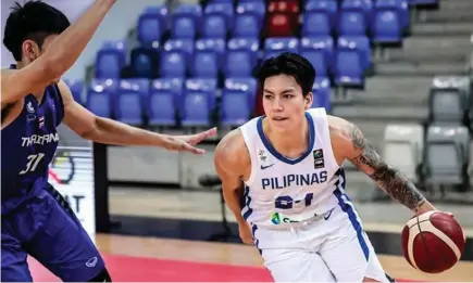  ?? FIBA photo ?? DAUNTING TASK. The Gilas Pilipinas will have the daunting task of facing off against South Korea twice in the third window of the 2021 FIBA Asia Cup qualifiers this February.