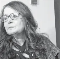  ?? CAPE BRETON POST ?? Brenda Jessome struggled Monday to remain composed while talking with reporters after charges were withdrawn against the woman alleged to have struck and killed her daughter, Dana Jessome, with a motor vehicle.