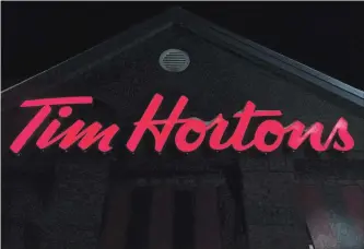  ?? DOUG IVES THE CANADIAN PRESS ?? Tim Hortons and franchisee­s have been in disputes over a range of issues including cost-cutting measures, advertisin­g and recently announced plans for renovation­s.