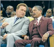  ?? Patrick Liotta Associated Press ?? A CHARISMATI­C MINISTER The Rev. Frederick K.C. Price, right, with Gov. Arnold Schwarzene­gger in 2005, founded the Crenshaw Christian Center megachurch.