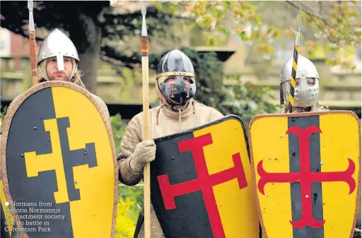  ?? Normans from Historia Normannis re-enactment society will do battle in Coronation Park ??