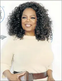  ?? Picture: REUTERS ?? Oprah Winfrey paid $43.2m for a 10% stake in Weight Watchers and a seat on its board in October. The company now expects to attract new members.