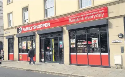  ??  ?? The Family Shopper store on Canon Street, Aberdare