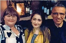  ?? ?? Joanna and Mesut Alkir with their daughter Olivia, who was killed in 2019