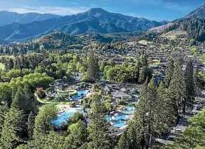  ?? ?? Hanmer Springs Thermal Pools and Spa general manager Graeme Abbot says the Qualmark award is testament to staff and customers who have adapted to the past two years of business operations.