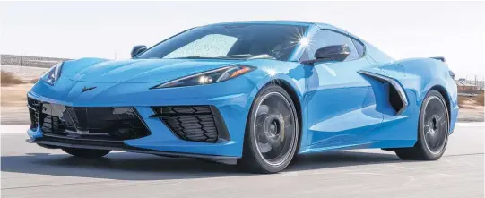  ?? HANDOUT ?? The mid-engine 2020 Corvette C8 is powered by a 495-horsepower, 6.2-litre V8 engine that can catapult it from zero to 96 km/h in 2.9 seconds.