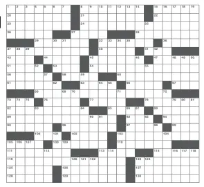  ?? Puzzle by No. 0223 ANamesake of 119-Across ??