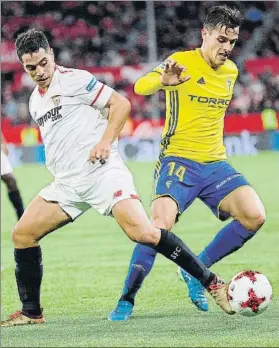  ?? FOTO: EFE ?? Ben Yedder, autor del 1-0 El delantero del Sevilla ya suma 16 goles esta temporada