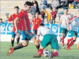  ?? FOTO: EFE ?? El valenciani­sta Ferran Torres no consiguió brillar en exceso en el partido de ayer