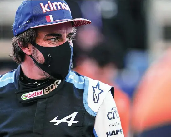  ?? EUROPA PRESS ?? Fernando Alonso ha rodado en el circuito de Sakhir con los neumáticos de la próxima temporada