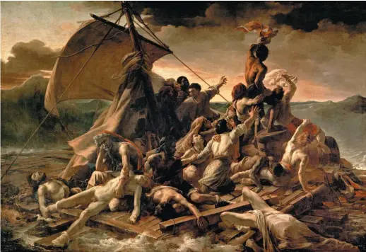  ??  ?? Théodore Géricault: The Raft of the Medusa, 1818–1819