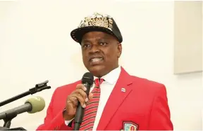  ??  ?? NOT MOVED: Masisi says factions are part politics