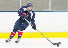  ?? MICHAEL BELL ?? Regina Pats prospect Logan Nijhoff was a standout in rookie camp last week and is already performing well in the main camp.