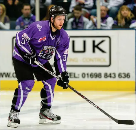  ??  ?? It was a no-brainer for Craig Cescon when he was offered the chance to return to Braehead