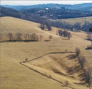  ?? Andrew Rush/Post-Gazette ?? Miles of farms dot the landscape of mostly rural Greene County.