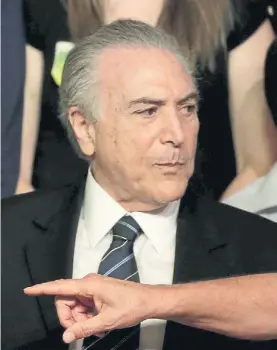  ?? EFE ?? Espera. El vice Michel Temer no sabe aún si reemplazar­á a Dilma.