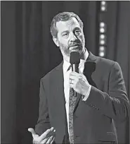  ??  ?? in Filmmaker Judd Apatow is back on stage with a stand up routine Judd Apatow: The Return.