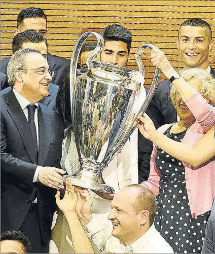  ?? FOTO: SIRVENT ?? Ganar la Champions, el objetivo número uno del Madrid para salvar esta temporada tras dar por perdida la Liga