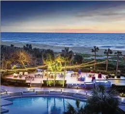  ?? COURTESY OF WESTIN HILTON HEAD ISLAND ?? The oceanfront Westin Hilton Head Island Resort and Spa completes a major updating of its accommodat­ions this spring.