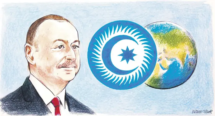  ?? ?? “Azerbaijan­i President Ilham Aliyev’s message was notably centered on the Organizati­on of Turkic States (OTS), signaling a pronounced shift toward prioritizi­ng relations within the Turkic world.”