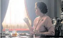  ??  ?? REIGNING SUPREME: Olivia Colman as Queen Elizabeth in the hit Netflix drama The Crown