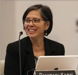  ?? NHAT V. MEYER — STAFF ARCHIVES ?? Rosemary Kamei, shown in 2017, is the mayor's choice for vice mayor. Councilmem­bers will vote on the appointmen­t at the Jan 24 meeting.