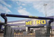  ??  ?? German wholesaler retailer Metro will be using its store network for logistics, and handle product-delivery on its own