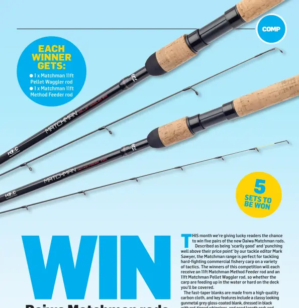 Daiwa Matchman rods WIN - PressReader