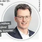  ??  ?? Marc Guido Höhne, Geschäftsf­ührer Sommer von Drees & Österreich