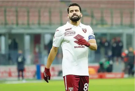  ??  ?? Decisivo
Tomas Rincon ha sbagliato il rigore numero 4 del Toro, un tiro che è risultato decisivo per il ko e l’eliminazio­ne dei granata